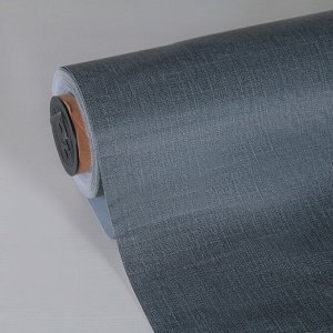 Клеенка столовая на ткани (рулон 20 меторв), ширина 137 см "Стелла" цвет графитовый