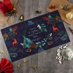 Полотенце &quot;Этель&quot; New Year&#039;s botany 40х73 см, 100% хл, саржа 190 гр/м2