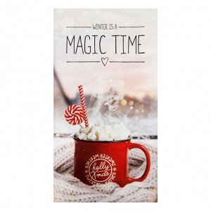 Полотенце "Этель" Magic time 40х73 см, 100% хл, саржа 190 гр/м2