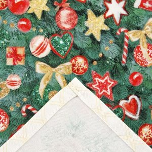 СИМА-ЛЕНД Новый год. Новогоднее полотенце &quot;Этель&quot; Golden Christmas 40х73 см, 100% хл, саржа 190 гр/м2