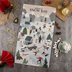 Полотенце &quot;Этель&quot; Snow day 40х73 см, 100% хл, саржа 190 гр/м2