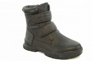 Ботинки на меху 9660-1 черн