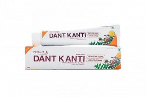 Patanjali Ayurveda Dant Kanti - Medicated Gel / Зубная паста-гель Патанджали 100гр