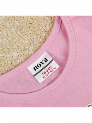 Кофта с длинным рукавом Nova F5323Y pink