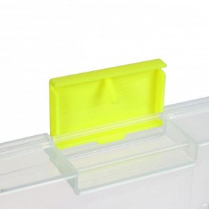 Папка для документов А4, Neon, с цветными защелками микс, 230 х 305 х 40 мм, прозрачный корпус