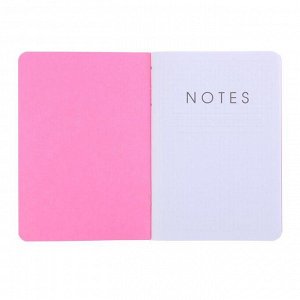 Тетрадь 48 листов в клетку "Розовый мир. Дизайн 5", картонная обложка, ламинация Soft Touch, блок офсет 70 г/м2