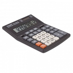 Калькулятор настольный 12 разрядов STAFF PLUS STF-333, двойное питание