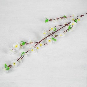 Цветы искусственные "Сакура нежность" 4*120 см, белый
