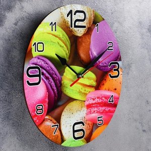 Часы настенные, серия: Кухня, "Макаруны", 24 см