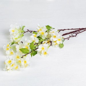 Цветы искусственные "Цинерария" 6*85 см, белая