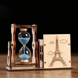 Песочные часы "Башня", сувенирные, с карандашницей, 10 х 13.5 см, в ассортименте