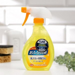Спрей-пенка чистящая для ванной комнаты FUNS с ароматом апельсина и мяты, 380 мл