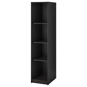 РАККЕСТАД Открытый гардероб, черно-коричневый39x176 см