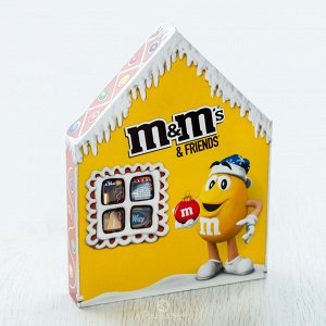 M&M’s & Friends (215 гр) Пряничный домик Новогодний подарочный набор