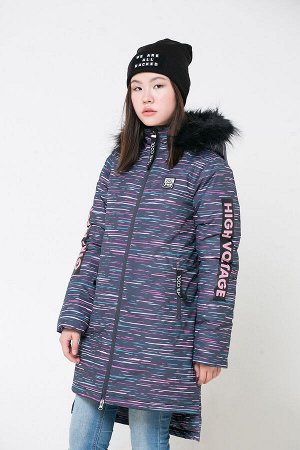 Пальто зимнее для девочки ВКБ 38048/н/1 ГР