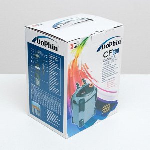 Внешний канистровый фильтр Dophin CF-600 (KW),650л/ч