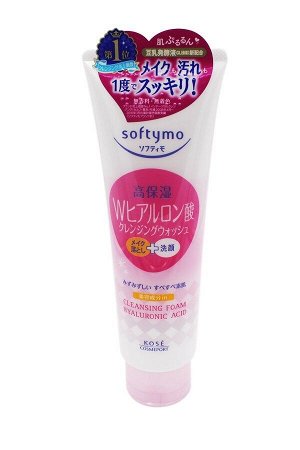 JP/ Softymo Cleansing Wash Hyaluronic Acid Средство для умывания "Гиалуроновая кислота", 190гр