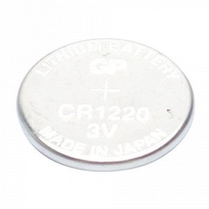 Батарейка GP Lithium, CR1220, литиевая, 1 шт., в блистере