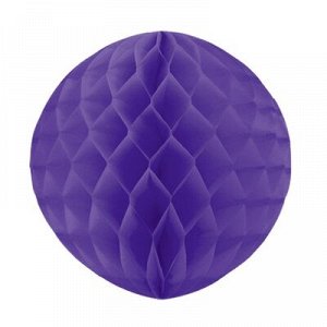 Шар бумажный фиолетовый 30см/G