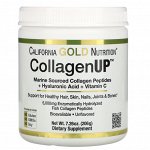 California Gold Nutrition, CollagenUP, морской гидролизованный коллаген, гиалуроновая кислота и витамин C, без вкусовых добавок, 206 г (7,26 унции)