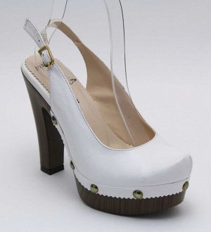 Босоножки Страна производитель: Турция
Размер женской обуви x: 36
Материал верха: Натуральная кожа
Каблук/Подошва: Каблук
Высота каблука (см): 11
Тип носка: Закрытый
Цвет: Белый
Размер женской обуви: 