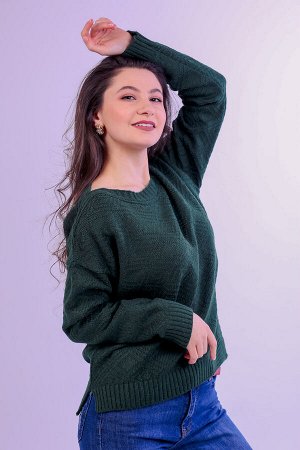 Женский свитер воротник лодочка. s-036