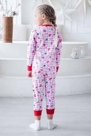 Пижама детская из кулирки Чудо розовый