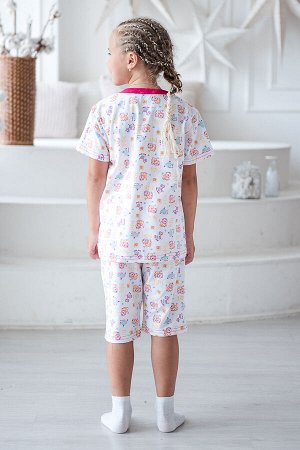 Пижама детская из футболки и бридж из кулирки Левушка