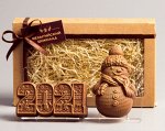 Фигурки 2в1 «2021 узорная + Снеговик 2»