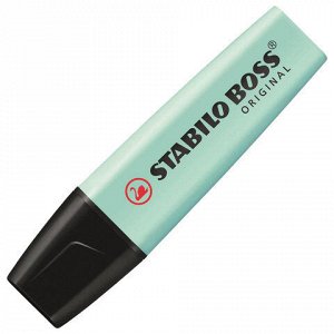 Текстовыделитель STABILO "Boss Pastel", БИРЮЗОВЫЙ, линия 2-5 мм, 70/113