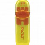 Ластик выдвижной FACTIS ZIP (Испания), 80x10x10 мм, белый, пластиковый корпус ассорти, PTF1030