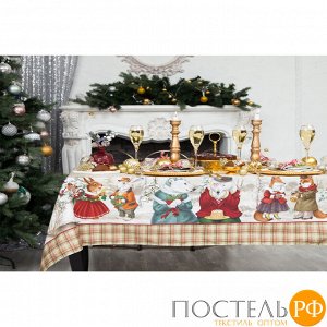 Набор столовый Этель &quot;Winter holidays&quot; скатерть 220*150 см, салф. 40*40 см-12 шт, хл100%   4496651