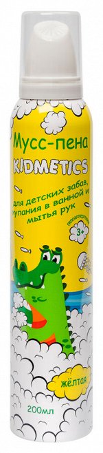 мусс-пена для детских забав, купания в ванной и мытья рук, 200мл