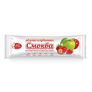 Смоква фруктовая пастила яблочно-клубничная 30 г