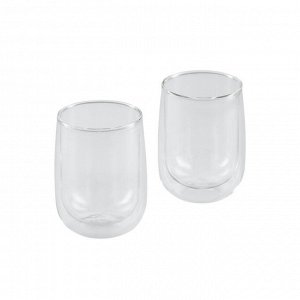 50332 WERNER Набор стаканов ARCE с двойными стенками, 2шт, объем 400мл. Материал: боросиликатное стекло.