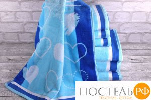 T0030-02M Полотенце OZDILEK LOVE (70*140) (6шт) голубой