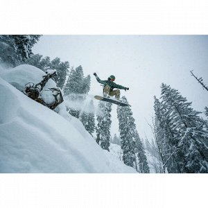 Брюки для лыж и сноуборда мужские бежевые 500 DREAMSCAPE