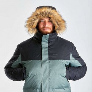 Куртка легкая теплая водонепроницаемая для зимних походов мужская SH500 X-WARM. QUECHUA