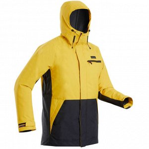 Куртка для лыж и сноуборда мужская желтая SNB JKT 100