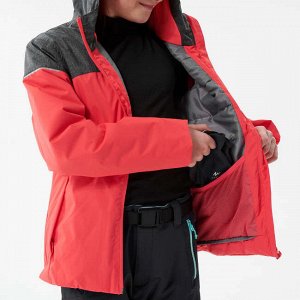 Куртка зимняя водонепроницаемая походная для детей 7–15 лет sh100 x-warm 0 °c