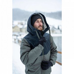 DECATHLON Куртка зимняя водонепроницаемая походная мужская SH100 WARM -5°C QUECHUA