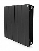 Радиатор биметаллический Royal Thermo PianoForte 500 (6 сек) черный Noir Sable