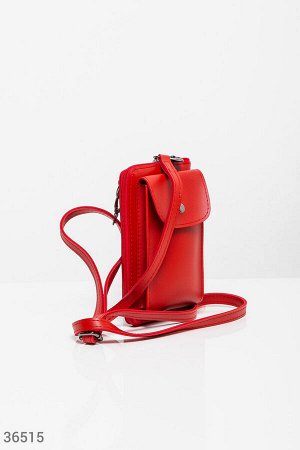 Красная миниатюрная сумка