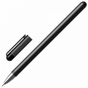Ручка гелевая ERICH KRAUSE &quot;G-Soft&quot;, ЧЕРНАЯ, корпус soft-touch, игольчатый узел 0,38 мм, линия письма 0,25 мм, 39207