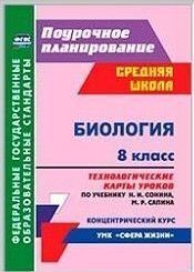 БИОЛ СОНИН красный 8 КЛ Вертикаль Сапин Технологические карты