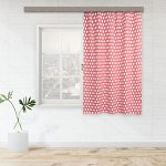 Штора Блэкаут печать white Kitchen 219380143 бордо 145*180
