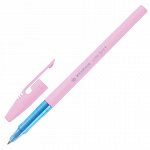 Ручка шариковая STABILO &quot;Liner Pastel&quot;, СИНЯЯ, корпус розовый, узел 0,7 мм, линия письма 0,3 мм, 808FP1041-4