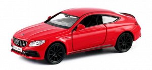 554987-RD Машинка металлическая Uni-Fortune RMZ City 1:32 Mercedes-Benz C63 S AMG Coupe 2019 (цвет красный)