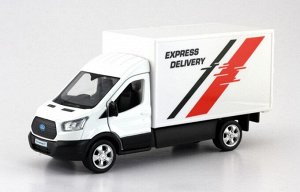 554042-WH Машинка металлическая Uni-Fortune RMZ City 1:43 Ford Transit Chassis Cab 2018 (цвет белый)