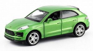 554049-GN Машинка металлическая Uni-Fortune RMZ City 1:32 Porsche Macan S 2019 (цвет зеленый)